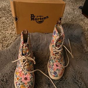 Dr. Martens top high floral sneakers in  Size 6